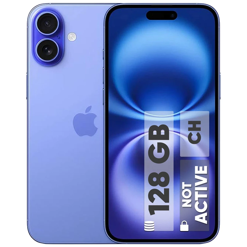 گوشی موبایل اپل مدل iPhone 16 CH/A ظرفیت 128 گیگابایت رم 8 گیگابایت رجیستر شده - Not Active