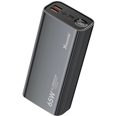پاوربانک Yosonda مدل P25 با ظرفیت 30000mAh و توان 65 وات